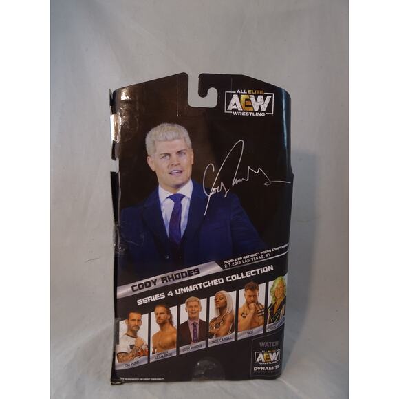 AEW Unmatched S4 Cody Rhodes Suit Action Figure #27 NIB Sealed - Picture 5 of 10